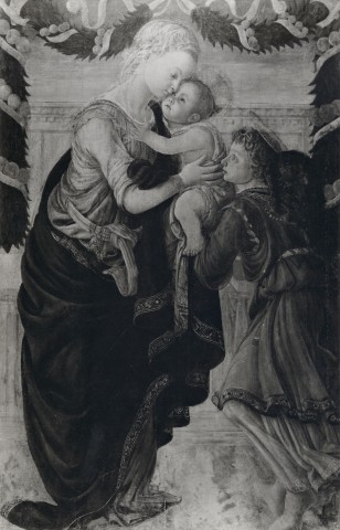 Giraudon — Botticelli. Vierge et l'enfant avec une ange — insieme
